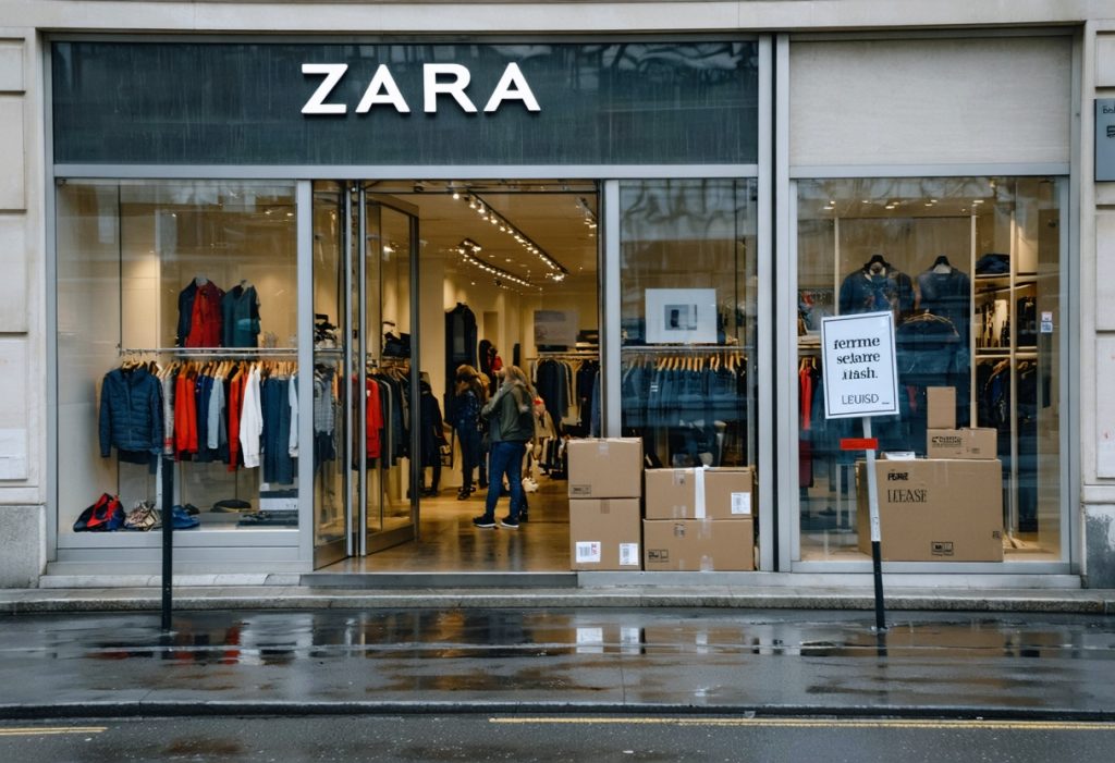 zara fermeture