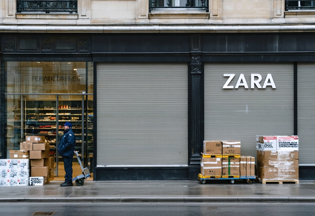 zara fermeture